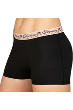 Derriere Equestrian Womens Bonded Padded Shorty Black